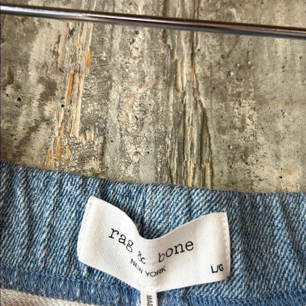 RAG & BONE Women's Wide Leg Jeans Size L In Blue - Picture 2 of 5